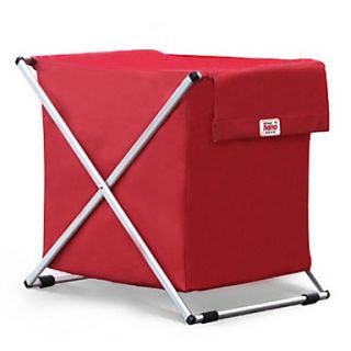 Modern Red Folding Storage Basket For Cloth