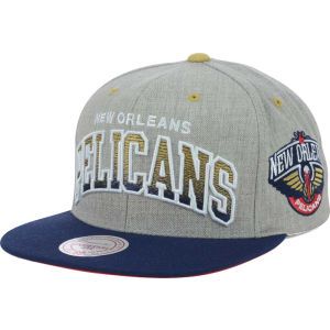 New Orleans Pelicans Mitchell and Ness NBA Heather Gradient Snapback Cap