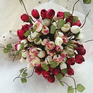 Charming Free form Satin Wedding Bouquet