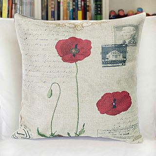 Pinshang Flower Print Pillow(Screen Color)