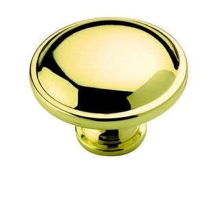 Amerock Traditional Polished Brass Cabinet Knob (pack Of 5)