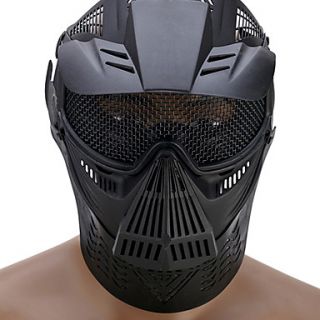 Black Tactical Outdoor CS Shooting Protective Face Mask