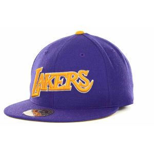 Los Angeles Lakers Mitchell and Ness Mitchell & Ness Champ Fitted Cap