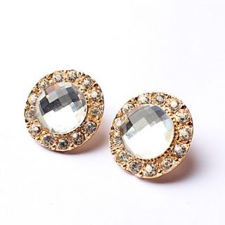 ME Gold Plated Large Crystal Set Earings