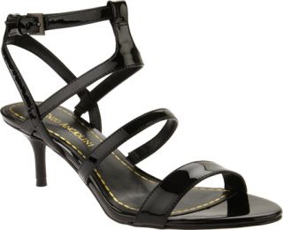Womens Enzo Angiolini Mercha   Black Patent Strappy Shoes