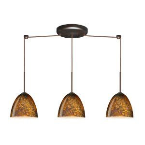 Besa Lighting BEL 3JB 4470CE BR Vila Pendant