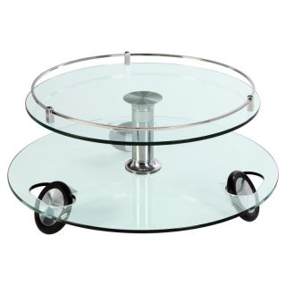 Chintaly Zuma Castered Cocktail Table Multicolor   8178 CT
