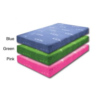 Dreamax Kids 7 inch Twin size Gel Memory Foam Mattress (TwinColor options Blue, green, pink1 inch Gel infused memory foam enhanced cooling comfort and instantly responds to your body pressure for enhanced comfort for a supportive sleeping experience Visc