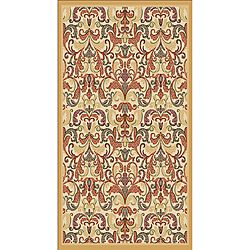 Woven Viscose Agra Gold Area Rug (5 X 7)