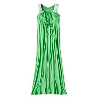 Speechless Solid Sleeveless Maxi Dress   Girls 7 16, Lime Jm, Girls