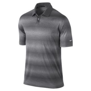 Nike Lightweight Innovation Stripe Mens Golf Polo   Dark Grey