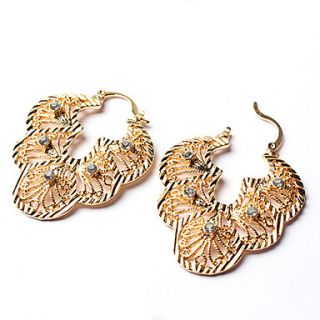 ME Gold Plated Hollow Classic Earings