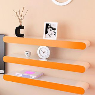 Modern Fantastic Solid Color Arc Corner Line shaped Storage Shelf