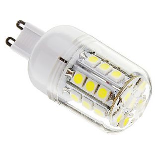 Dimmable G9 3W 27xSMD 5050 350LM 6000 6500K Cool White Light LED Corn Bulb(AC 110 130V)