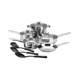 Cooks 12 pc. Essential Stainless Steel Cookware Set