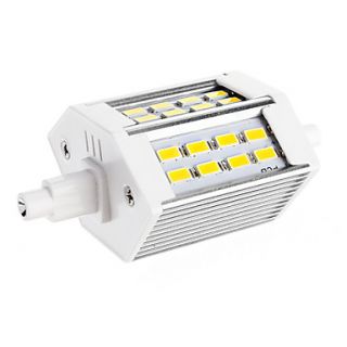 Dimmable R7S 5W 24xSMD 5730 1200LM 2800 3001K Warm White Light LED Corn Bulb(AC 220 240V)