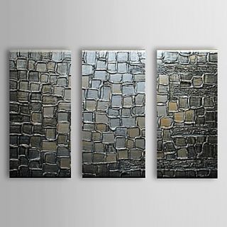 Hand Painted Oil Painting Abstract Set of 3 1307 AB0461