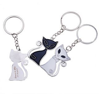 Personalized Key Ring   Cute Fox (Set of 6 Pairs)