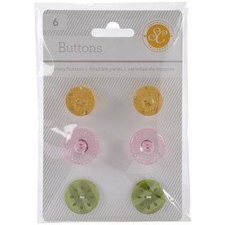 Lemonlush Buttons 6/pkg variety