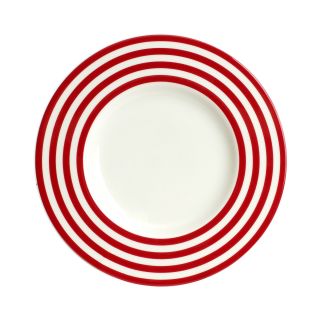 Red Vanilla Freshness Lines Salad Plate