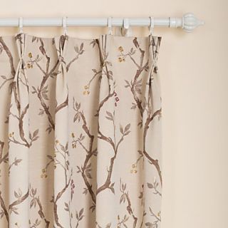 (One Pair) Country Floral Jacquard Thermal Curtain
