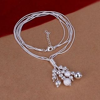 Oyami Cuprum Silvering Wiring Beads Necklace