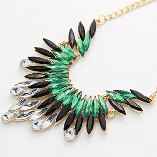 Shadela Cystal Green Fashion Necklace CX121 2