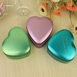 Personalized Classic Heart Shape Favor Tins   Set of 12(More Colors)