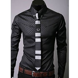 UF Mens Business Black Shirt