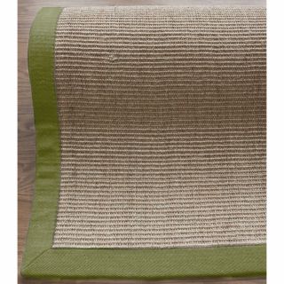 Nuloom Handmade Alexa Eco Natural Fiber Cotton Border Sisal Rug (8 X 10)