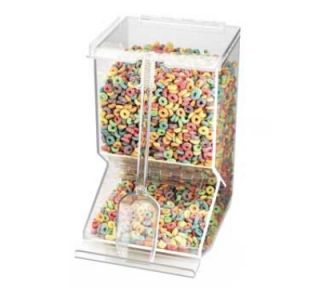 Cal Mil Stackable Acrylic Bulk Cereal Dispenser w/ 450 cu in Capacity, Clear