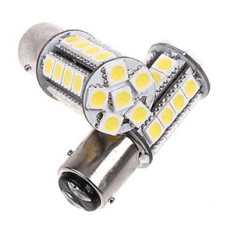 2 Pcs 1157/Bay 15d White 30 5050 SMD LED Car Brake Stop Lamp Light Bulb