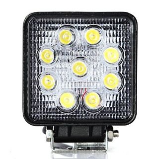 27W FLOOD Driving LED Work Light Offroad 4x4 Camping 4WD SUV Car Boat
