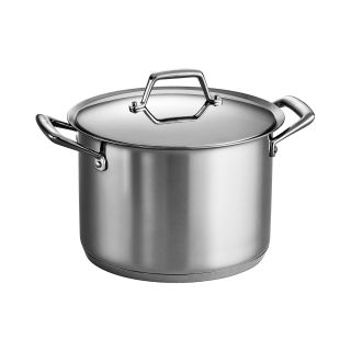 TRAMONTINA Gourmet Prima Tri Ply Stainless Steel Covered Stock Pot