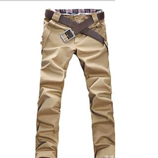 UF Mens Khaki Drape Pocket Trousers With Waistband