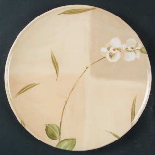 Crate & Barrel China Orchid Dinner Plate, Fine China Dinnerware   White Flowers,
