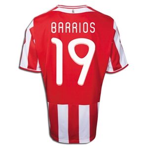 adidas Paraguay 11/12 BARRIOS Home Soccer Jersey