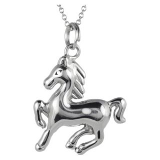 Tressa Sterling Silver Horse Pendant   Silver