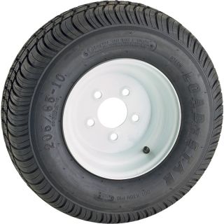 Kenda High Speed Standard Rim Design Trailer Tire Assembly   5 Hole, 205/65 10
