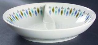 Syracuse Nordic 10 Oval Divided Vegetable Bowl, Fine China Dinnerware   Carefre