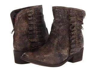 Betsey Johnson Seal Womens Zip Boots (Brown)
