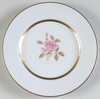 Style House Rosemont Bread & Butter Plate, Fine China Dinnerware   Single Pink R
