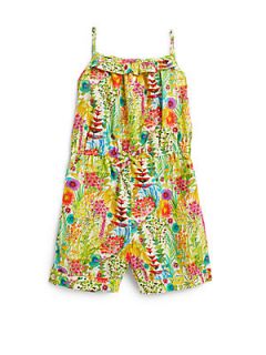 Toddlers & Little Girls Floral Short Jumpsuit  