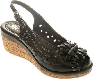 Womens Spring Step Lolita   Black Leather Ornamented Shoes