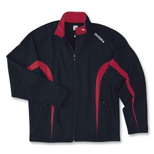 Diadora Ermano Soccer Jacket (Navy/Red)