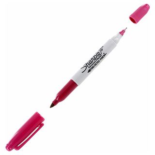 Sharpie Berry Twin Tip Permanent Marker Pack Of 12