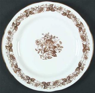 Hammersley Rose Point Dinner Plate, Fine China Dinnerware   Gold Flowers And Lea