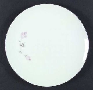 Wyndham Duet Dinner Plate, Fine China Dinnerware   Pink Roses On One Side