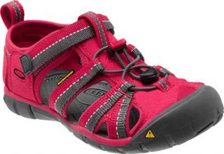 Childrens Keen Seacamp II CNX   Rose Red/Gargoyle Bungee Lace Shoes