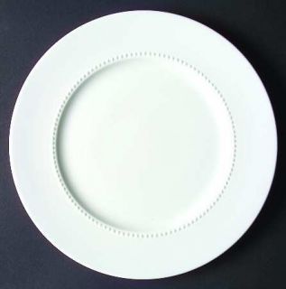 Crate & Barrel China White Pearl Dinner Plate, Fine China Dinnerware   Bone, Whi